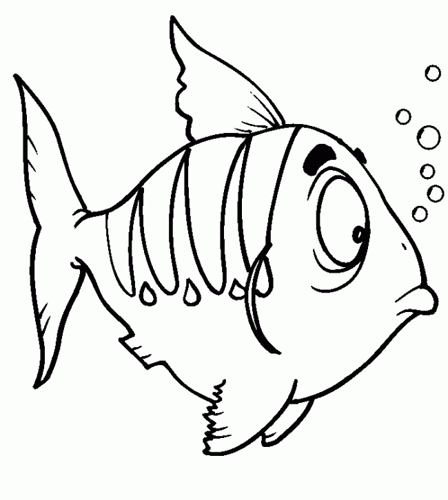 Раскраска Раскраски рыбы рыба чертеж для вырезания из бумаги Скачать .  Распечатать 