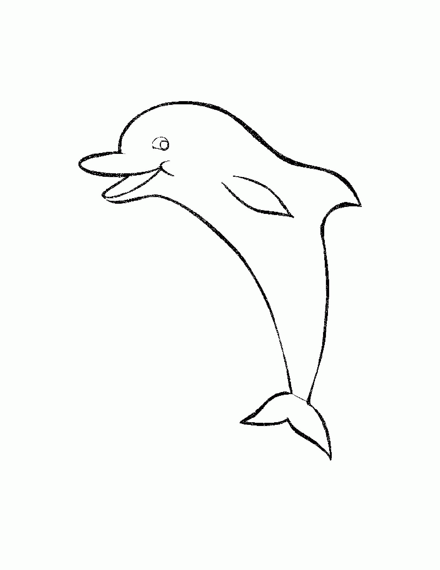 Название: Раскраска Распечатать бесплатные раскраски для детей: животные: дельфин. Категория: . Теги: .