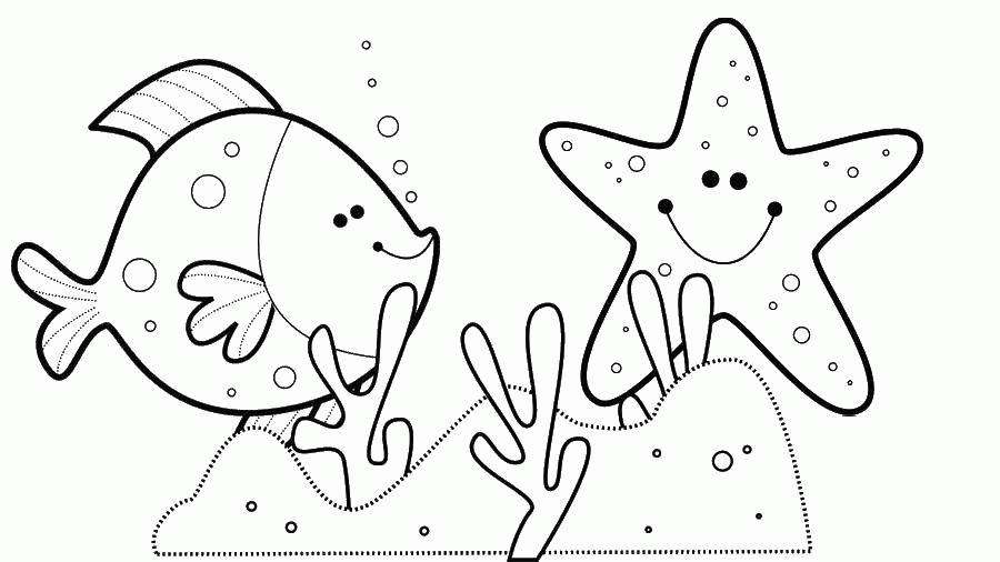 Название: Раскраска Название: Раскраска Рыбка и морская звезда. Категория: морское. Теги: морская звезда, море, рыбка.. Категория: . Теги: .