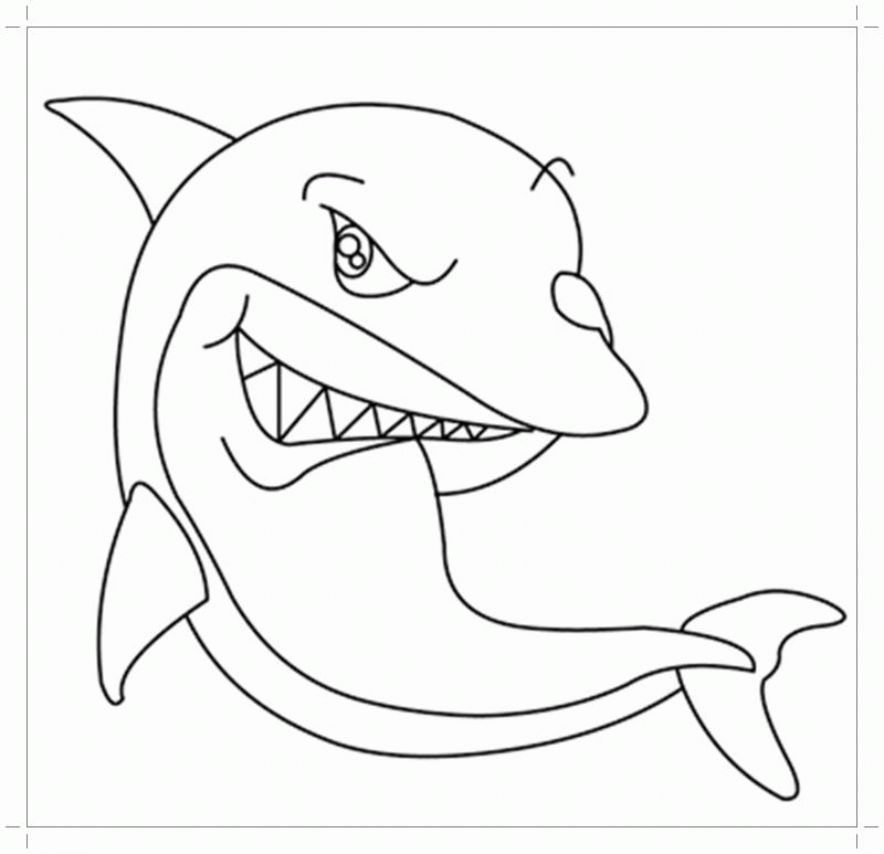 Название: Раскраска Толстая акула. Категория: . Теги: .