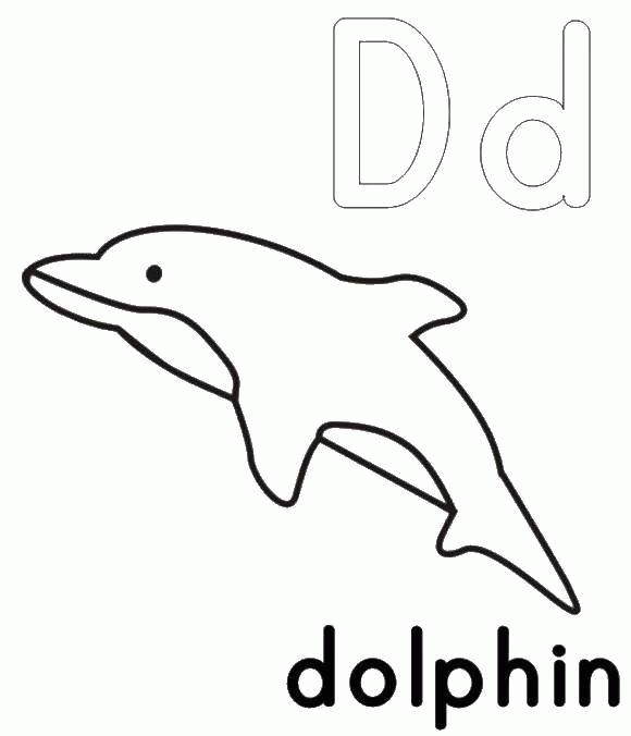 Название: Раскраска Дельфин это д. Категория: . Теги: .