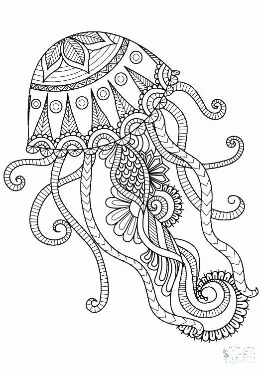 Раскраска Название: Раскраска Узорами покрыта медуза. Категория: Морские обитатели. Теги: Подводный мир, медуза. Скачать .  Распечатать 