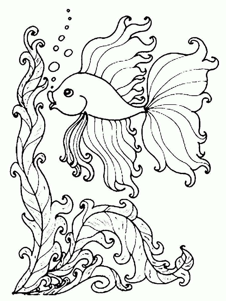 Раскраска Название: Раскраска Золотая рыбка. Категория: Морские животные. Теги: Подводный мир, золотая рыбка. Скачать .  Распечатать 